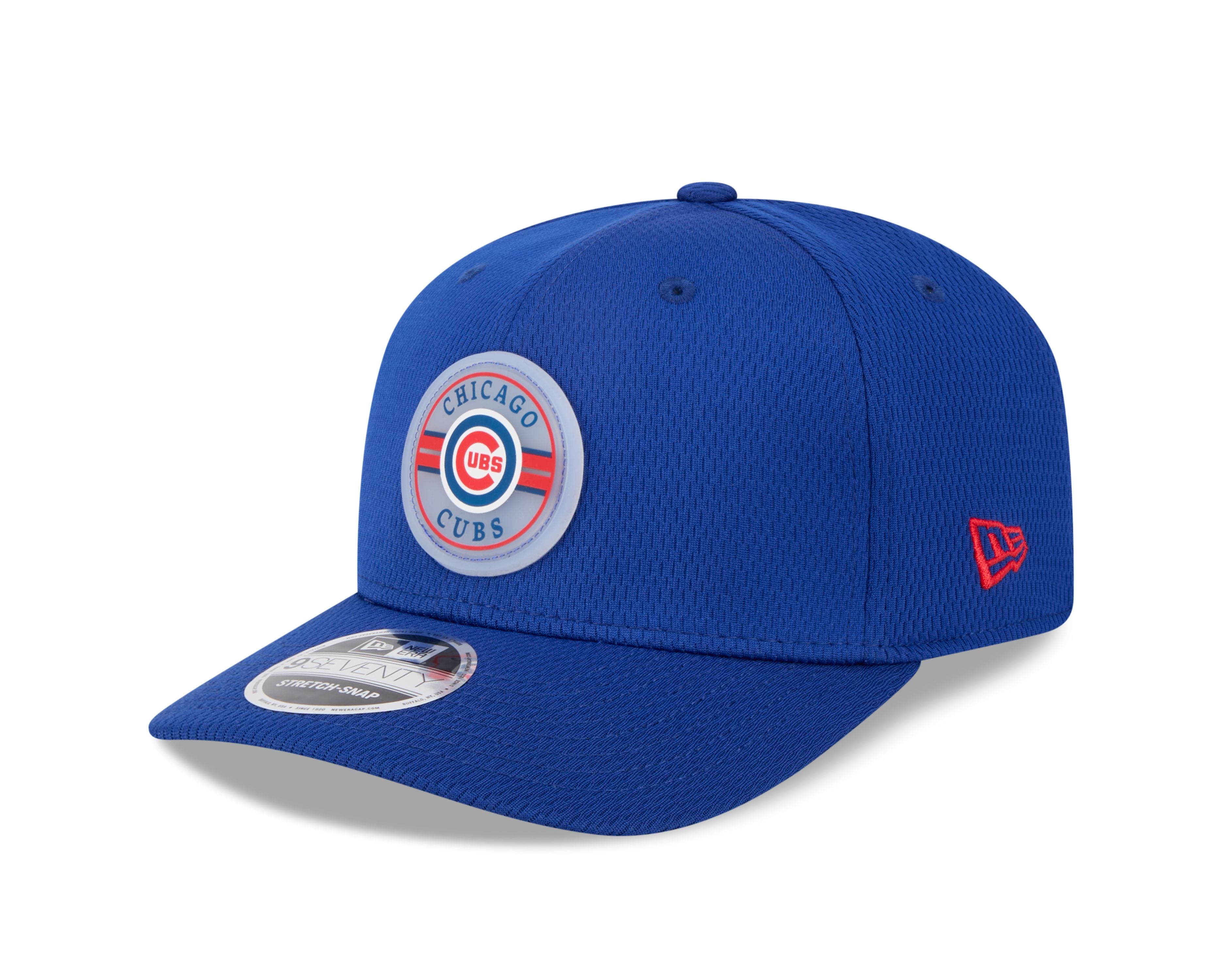 Chicago Cubs New Era Patch 9SEVENTY Stretch Snapback Royal