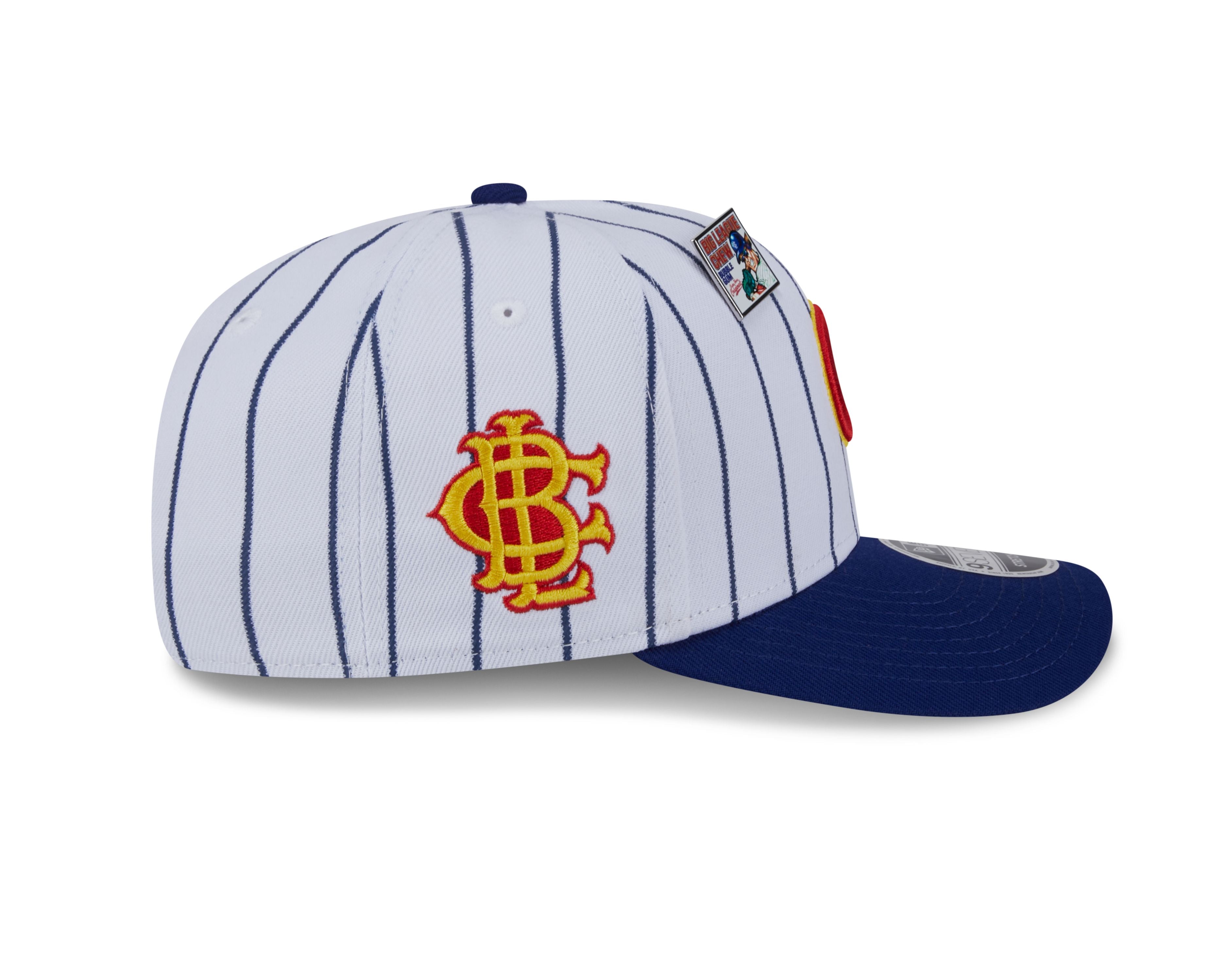 CHICAGO CUBS NEW ERA BIG LEAGUE CHEW PINSTRIPE 9SEVENTY SNAPBACK
