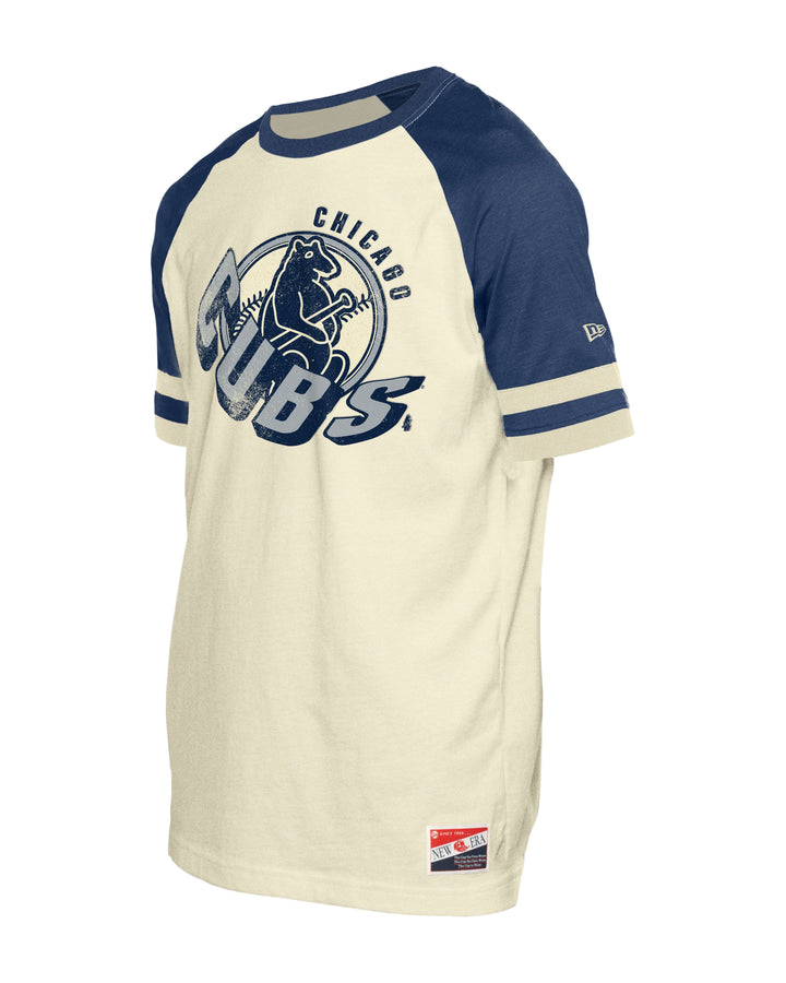 Chicago Cubs 1914 Cream & Navy Tee by New Era Short Sleeve Tees NEW ERA CAP COMPANY