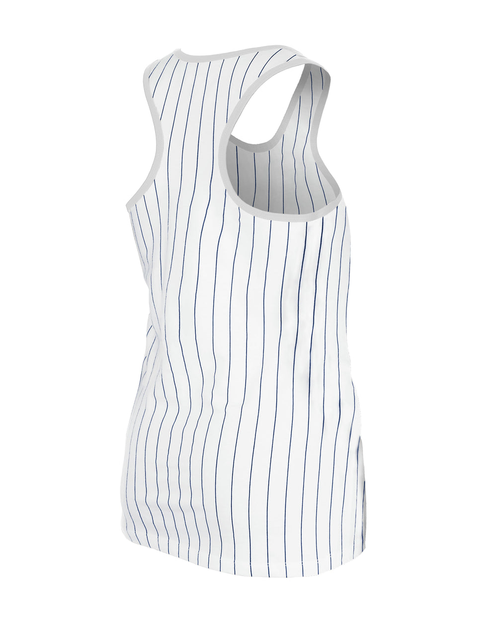 Chicago Cubs 1914 Gameday Tank Pinstripe White by New Era Women's Tank Top New Era