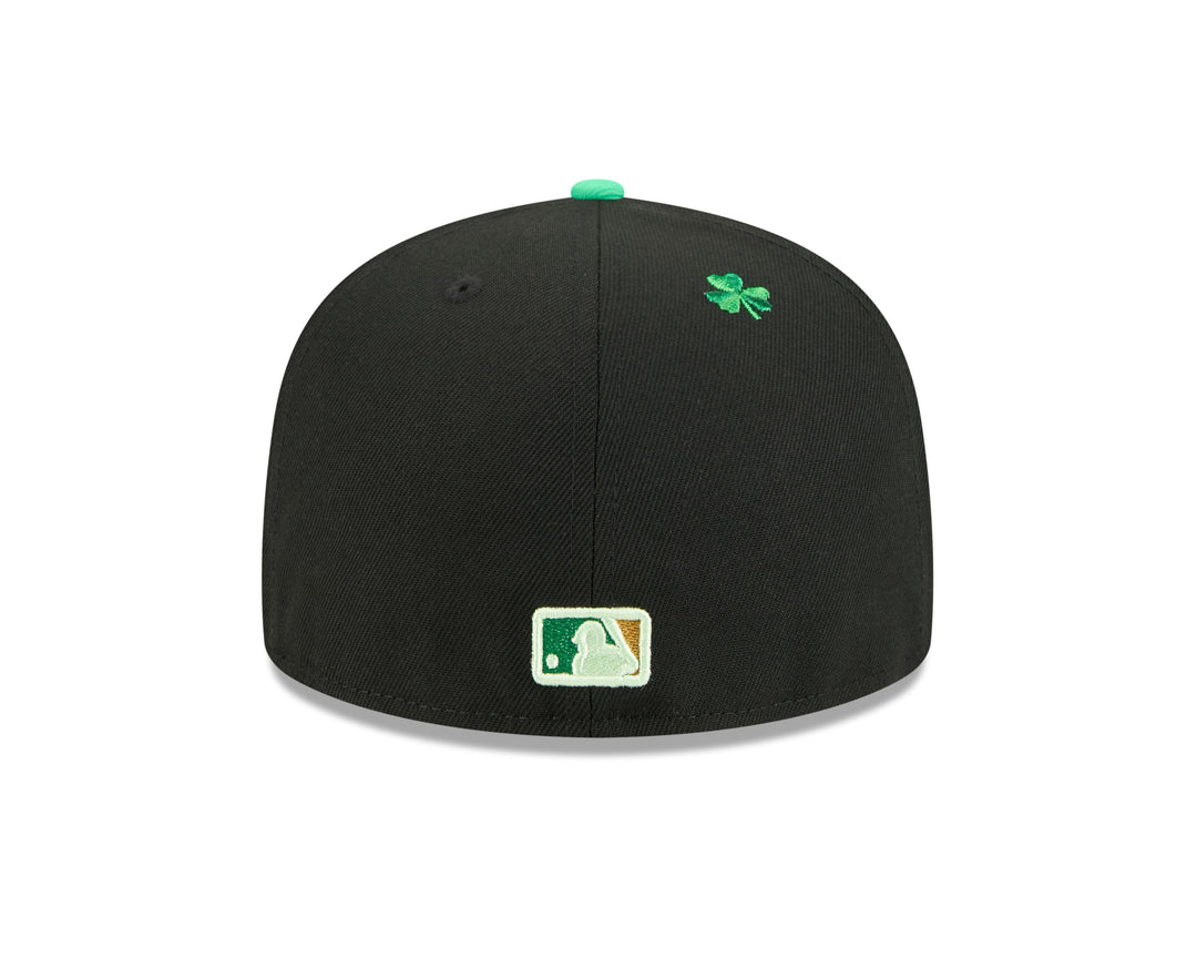 Chicago Cubs 2026 St. Patrick's Day Black 59FIFTY Fitted Cap by New Era Caps New Era
