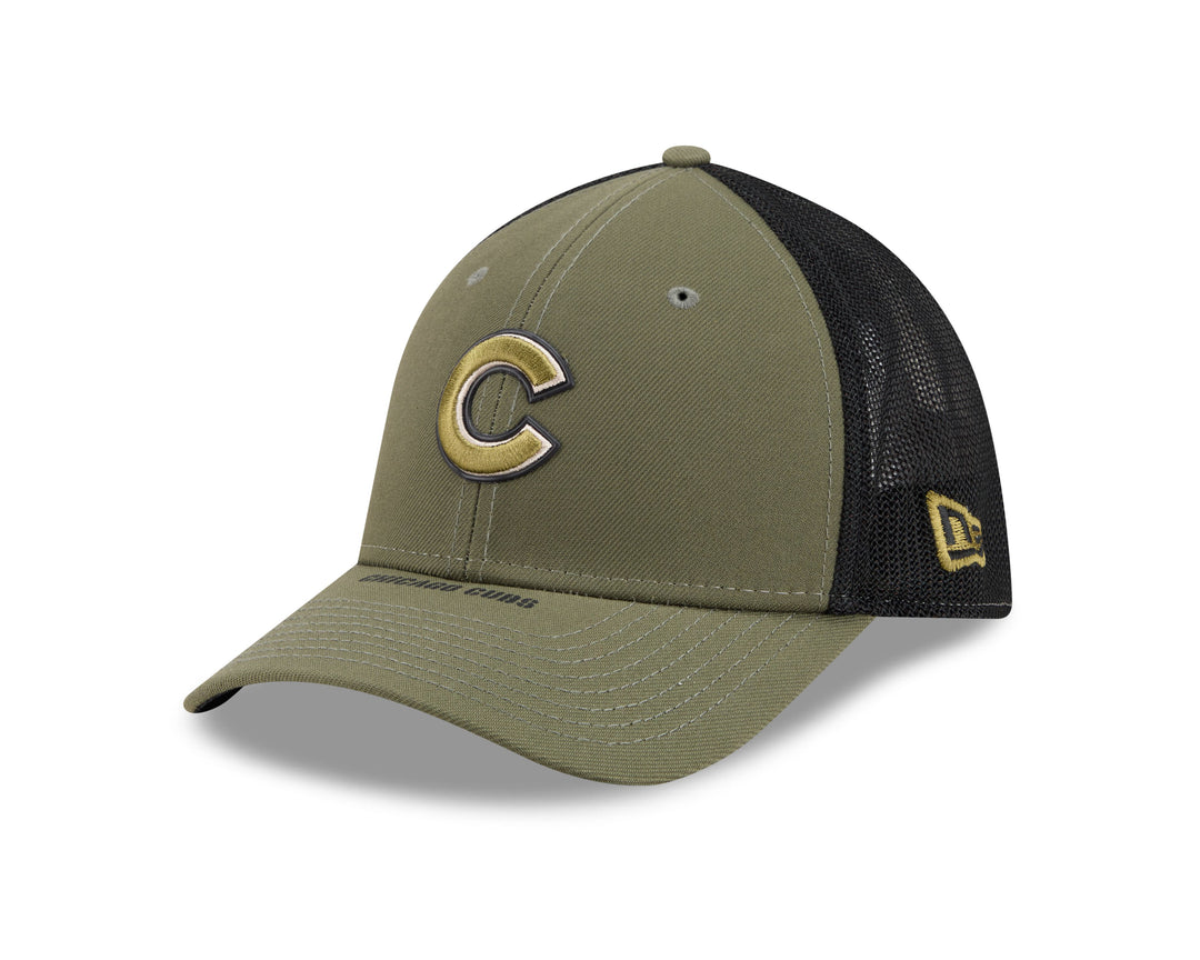 Chicago Cubs 2026 Armed Forces Day Youth 39THIRTY Stretch Fit Cap by New Era Caps NEW ERA CAP COMPANY