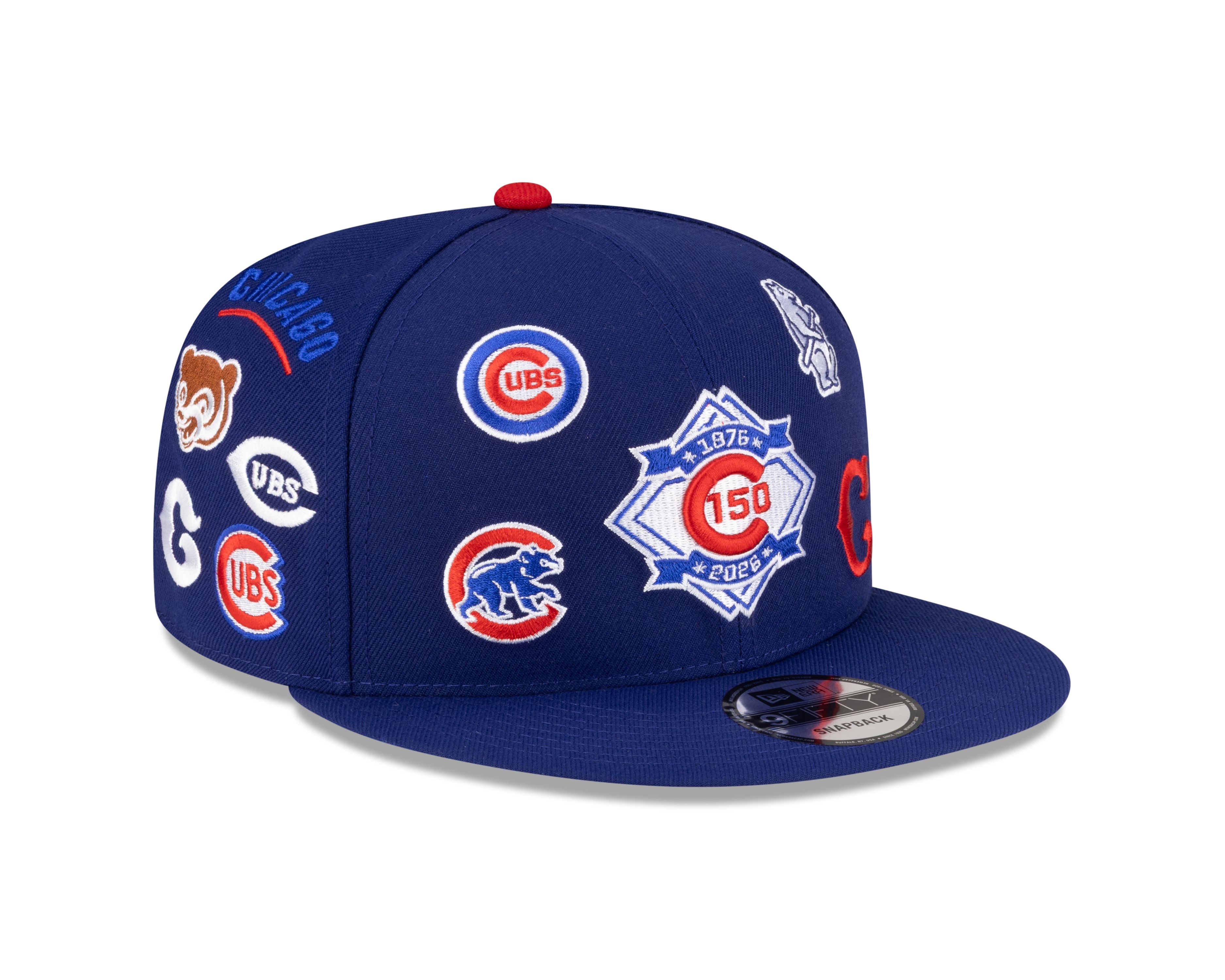 Chicago Cubs 150th Anniversary Logo Spread 9FIFTY Snapback C – Ivy
