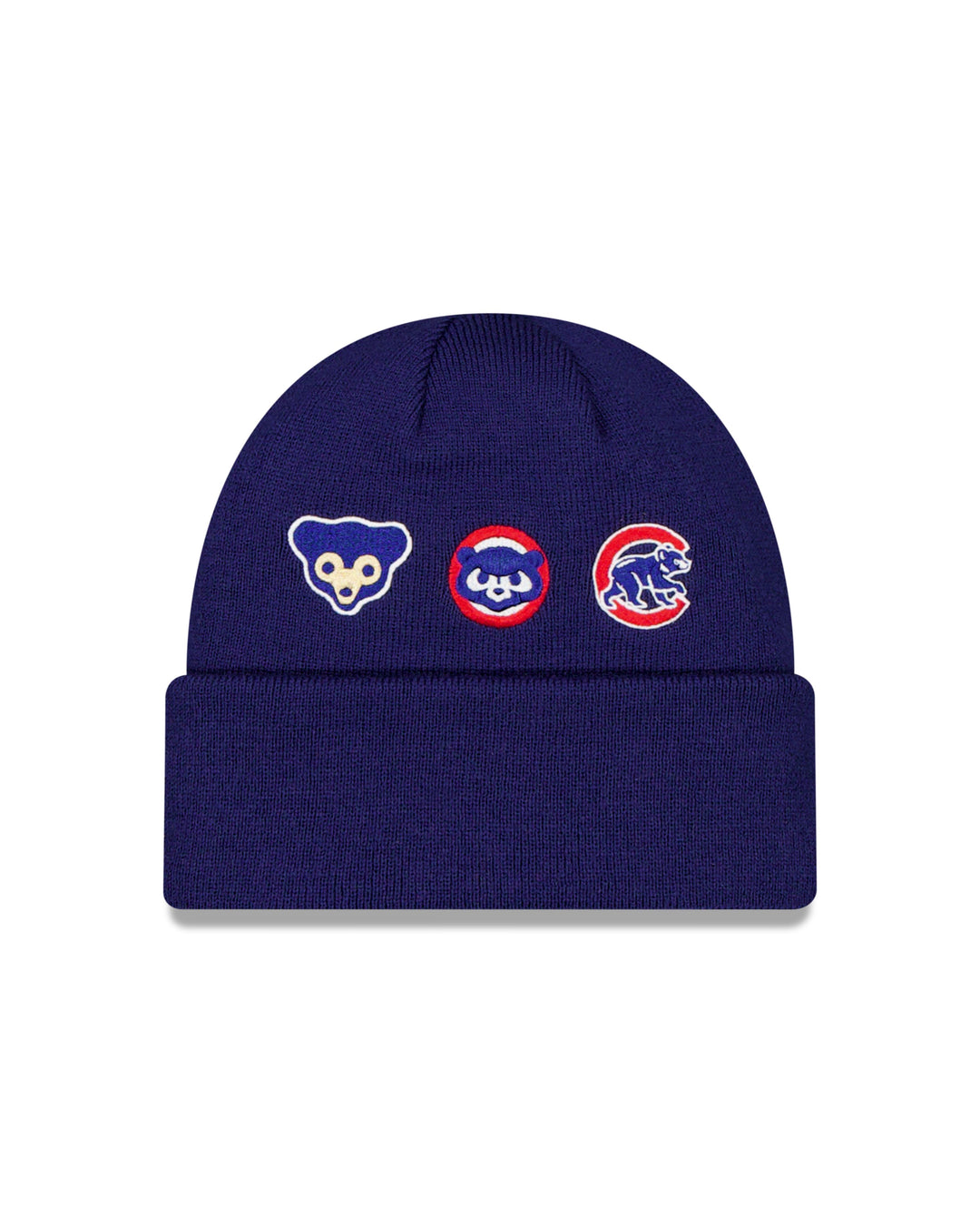 Chicago Cubs 150th Anniversary Logos Cuff Knit Beanie by New Era Knits New Era
