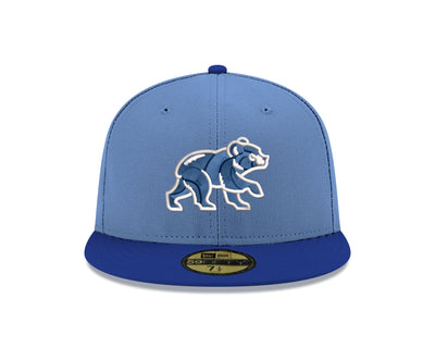 CHICAGO CUBS NEW ERA WALKING BEAR SKY BLUE 59FIFTY CAP