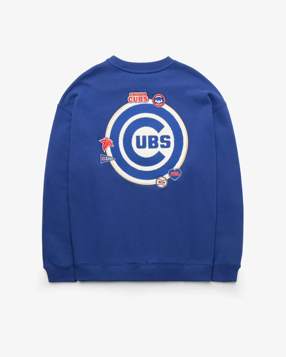 Chicago Cubs Women's Stoney Clover Lane x '47 Brand Oversized Crew in Royal Sweatshirts & Hoodies '47 Brand