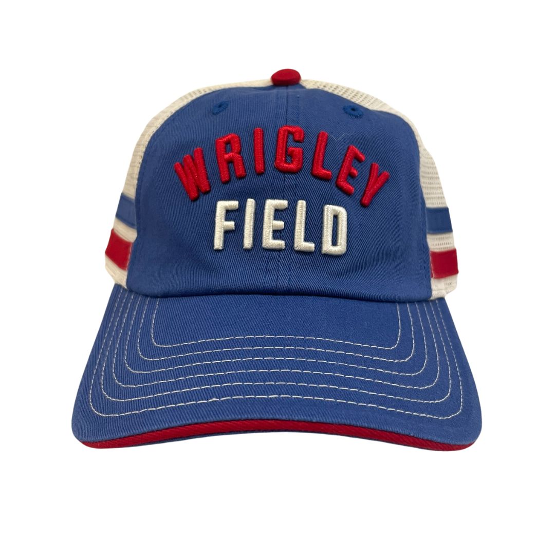 WRIGLEY FIELD AMERICAN NEEDLE BLUE & RED ADJUSTABLE CAP