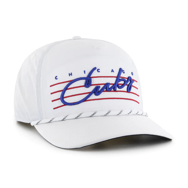 CHICAGO CUBS '47 HITCH WHITE CLASSIC SNAPBACK ROPE CAP