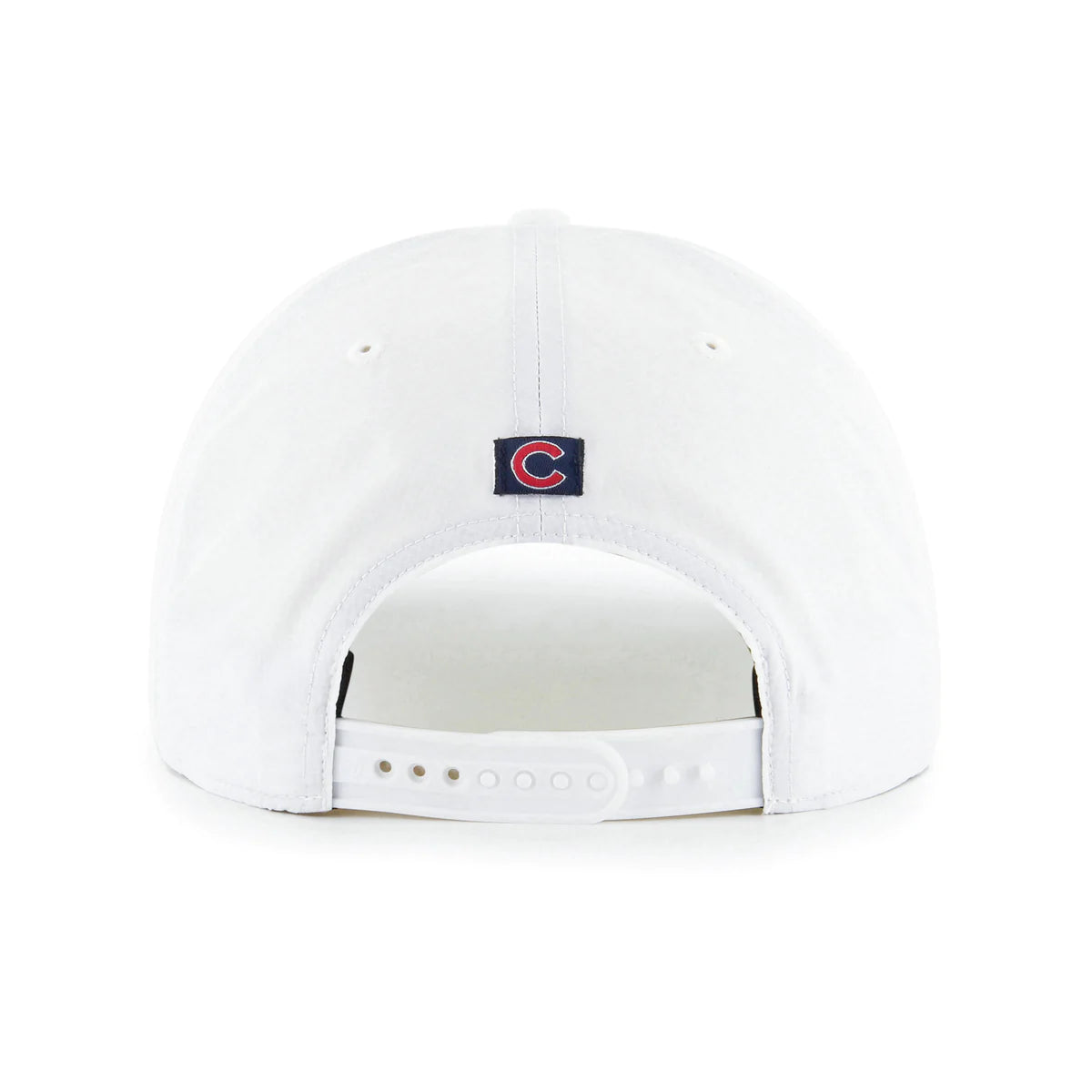CHICAGO CUBS '47 HITCH CITY CONNECT WRIGLEYVILLE WHITE SNAPBACK ROPE CAP