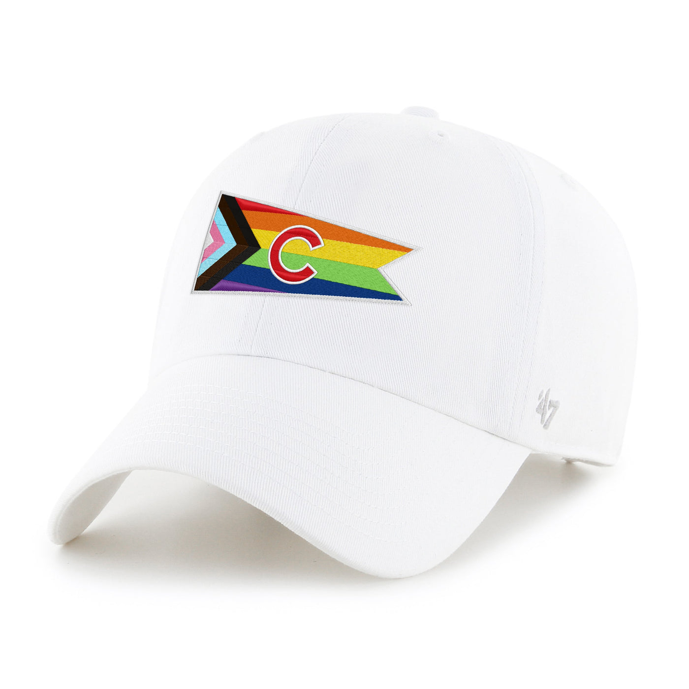 CHICAGO CUBS '47 C LOGO PRIDE WHITE CAP