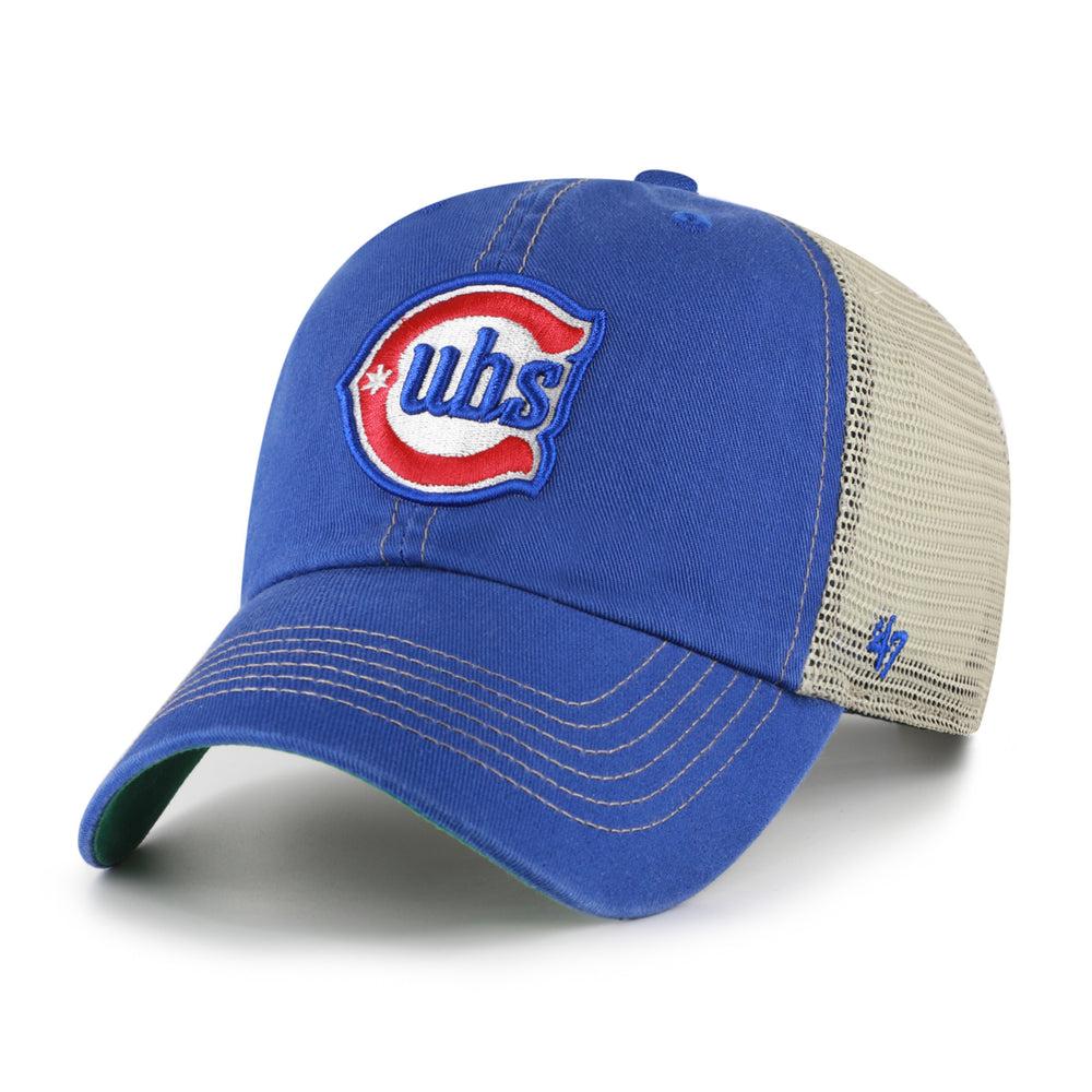 Chicago Cubs Blues Alternate Trawler Clean Up Cap in Light Blue by '47 Brand Caps '47 Brand