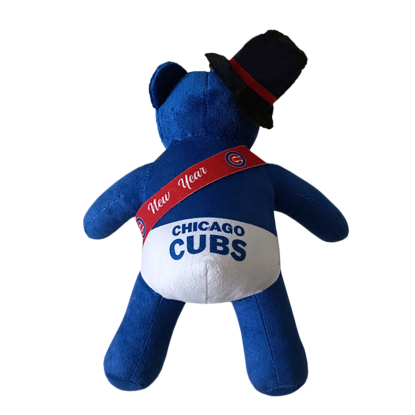 CHICAGO CUBS NEW YEARS SASH PLUSH BEAR