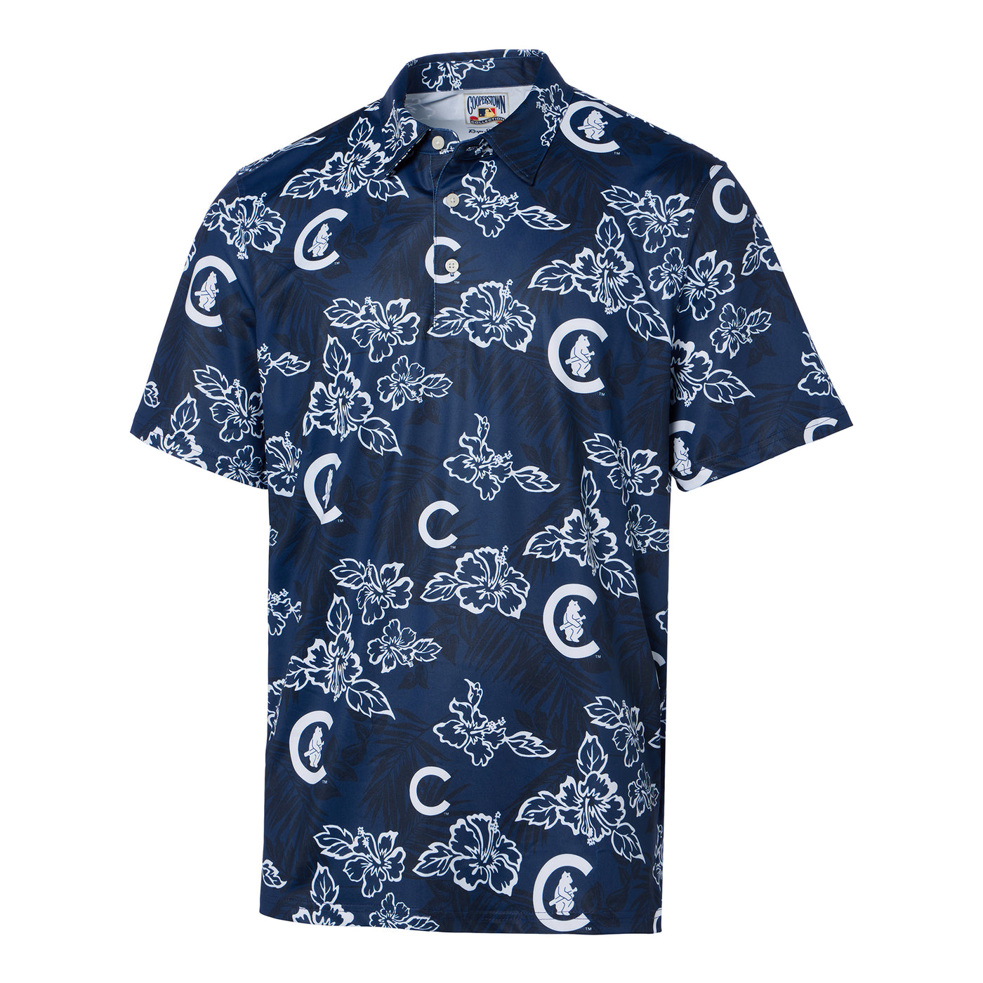 CHICAGO CUBS REYN SPOONER MEN'S 1914 HAWAIIAN NAVY POLO