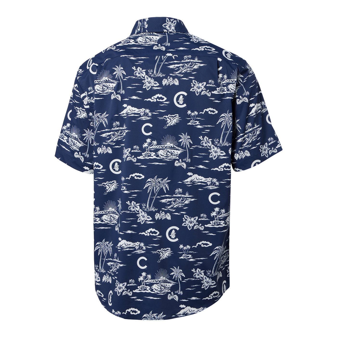 CHICAGO CUBS BLUE HAWAIIAN POLO