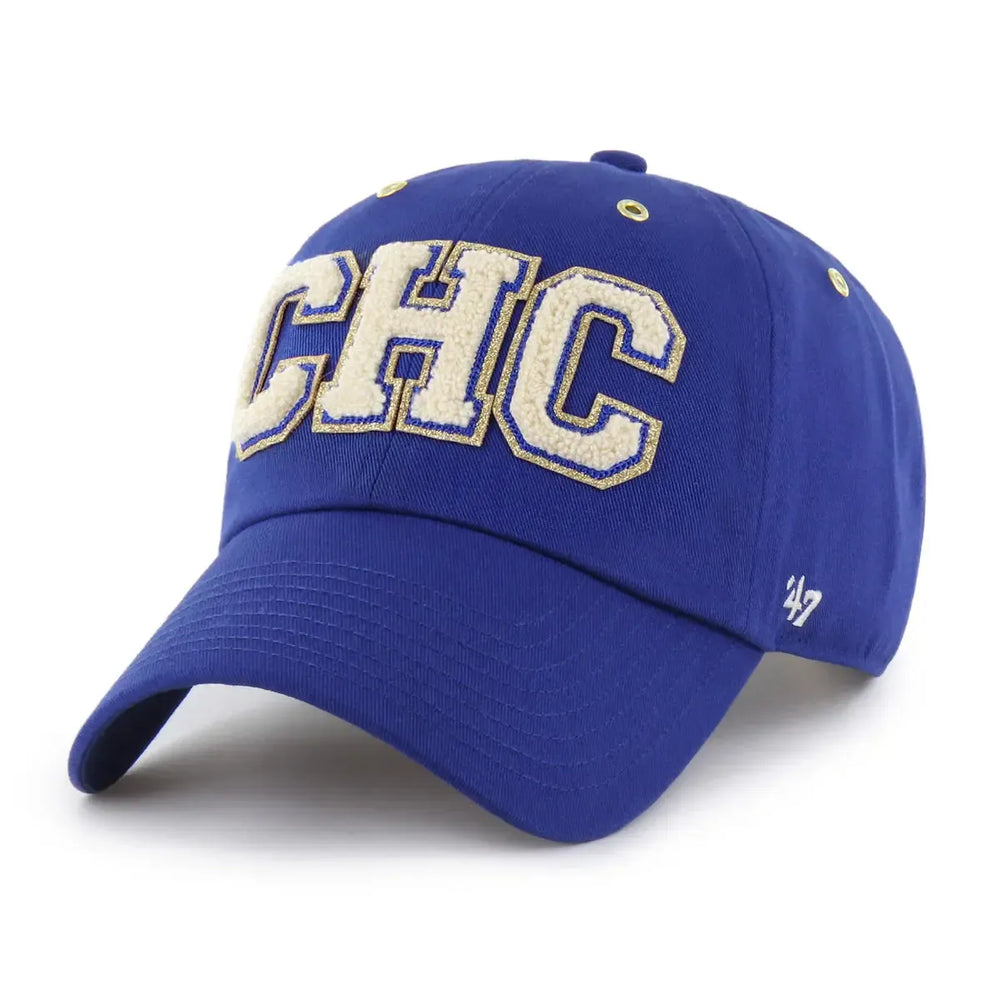 Chicago Cubs Stoney Clover Lane x '47 Brand Charm Clean Up Cap in Royal Caps '47 Brand