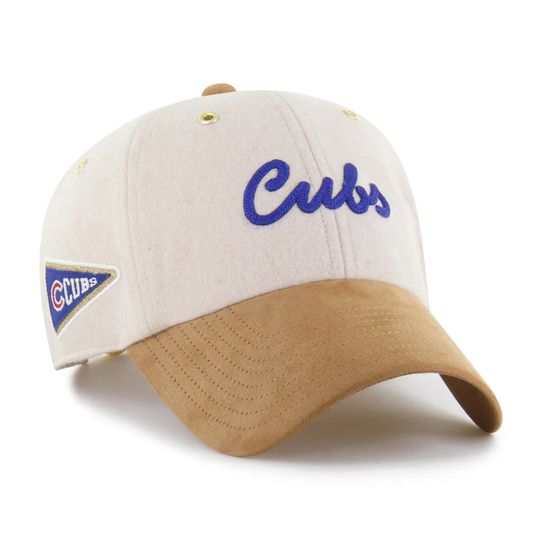 Chicago Cubs Stoney Clover Lane x '47 Brand Script Charm Clean Up Cap in Cream Caps '47 Brand