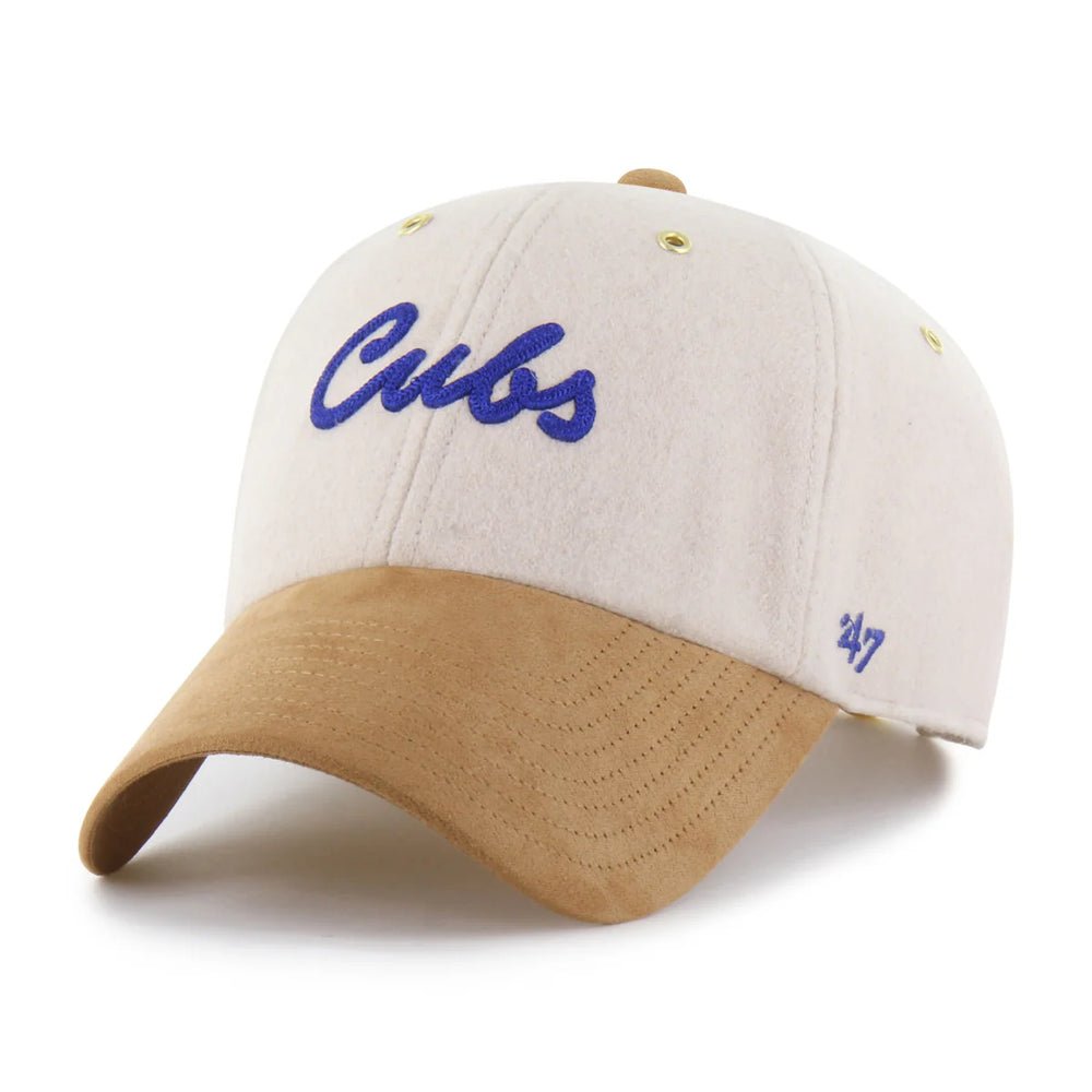 Chicago Cubs Stoney Clover Lane x '47 Brand Script Charm Clean Up Cap in Cream Caps '47 Brand