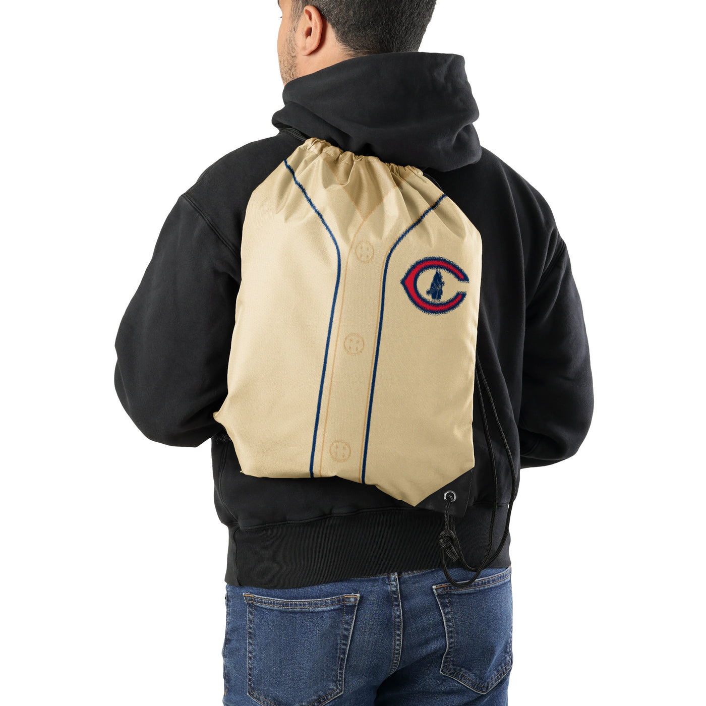 CHICAGO CUBS FOCO 1929 LOGO JERSEY DRAWSTRING BACKPACK