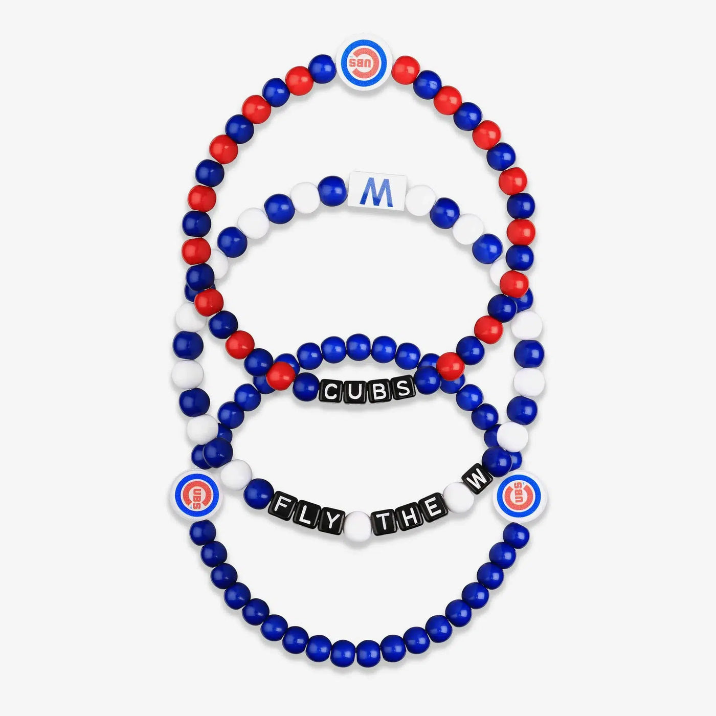 CHICAGO CUBS FRIENDSHIP BRACELET THREE PACK