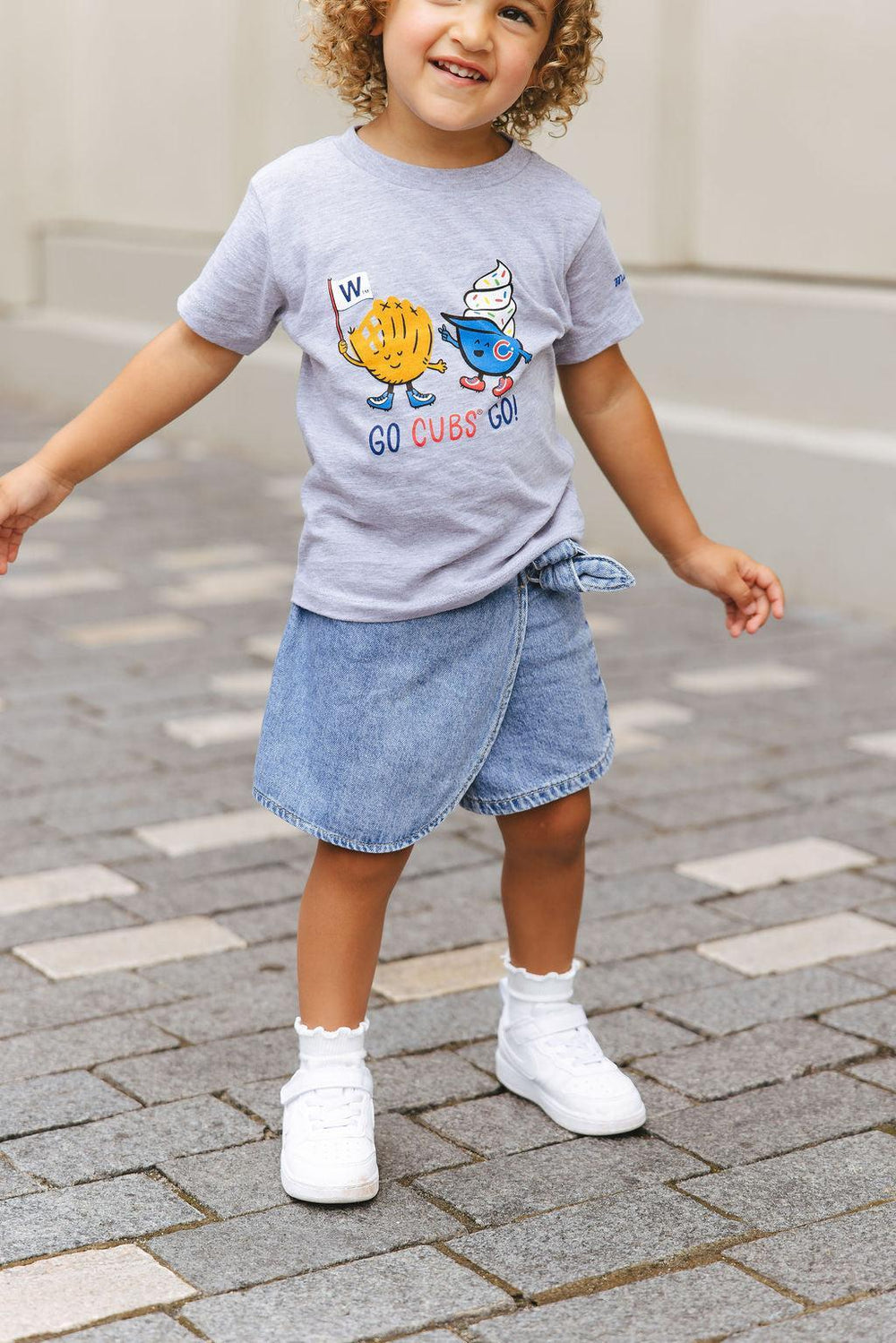 Chicago Cubs X Mini Wonder Game Day Friends Toddler Tee Short Sleeve Tees Alice & Wonder