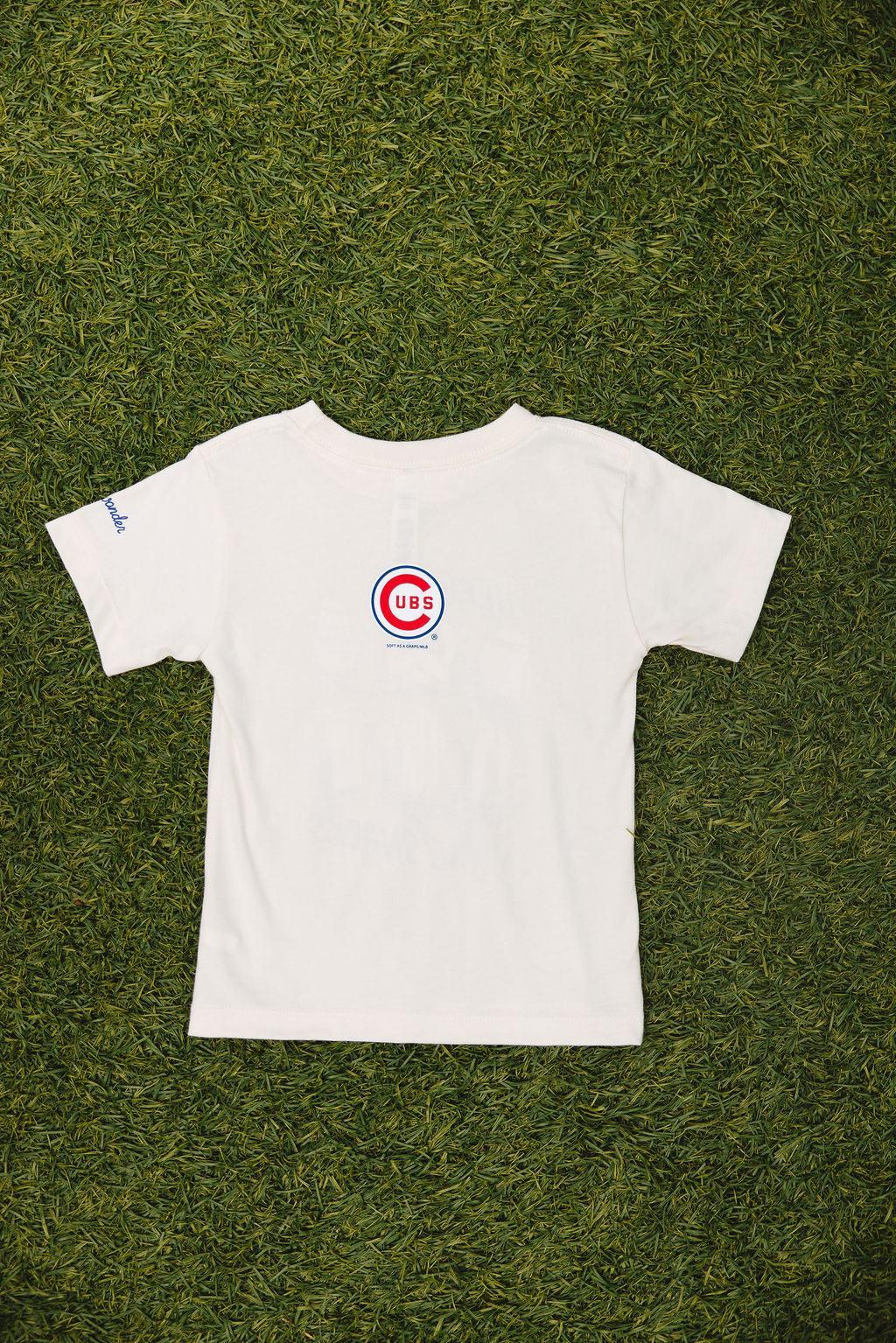 Chicago Cubs X Mini Wonder Here for the Snacks Toddler Tee Short Sleeve Tees Alice & Wonder
