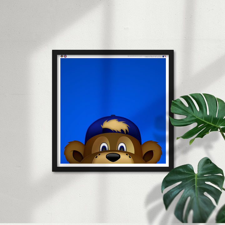 Minimalist Clark The Cub Art Print by S. Preston Art + Designs Art Print S. Preston Art + Designs