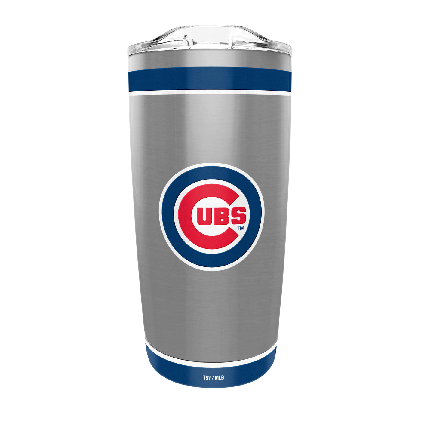 CHICAGO CUBS BULLSEYE LOGO STAINLESS 20OZ TRAVEL TUMBLER
