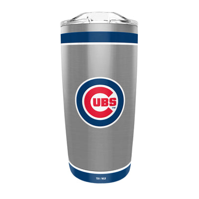 CHICAGO CUBS BULLSEYE LOGO STAINLESS 20OZ TRAVEL TUMBLER