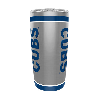 CHICAGO CUBS BULLSEYE LOGO STAINLESS 20OZ TRAVEL TUMBLER