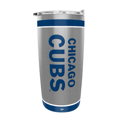 CHICAGO CUBS BULLSEYE LOGO STAINLESS 20OZ TRAVEL TUMBLER