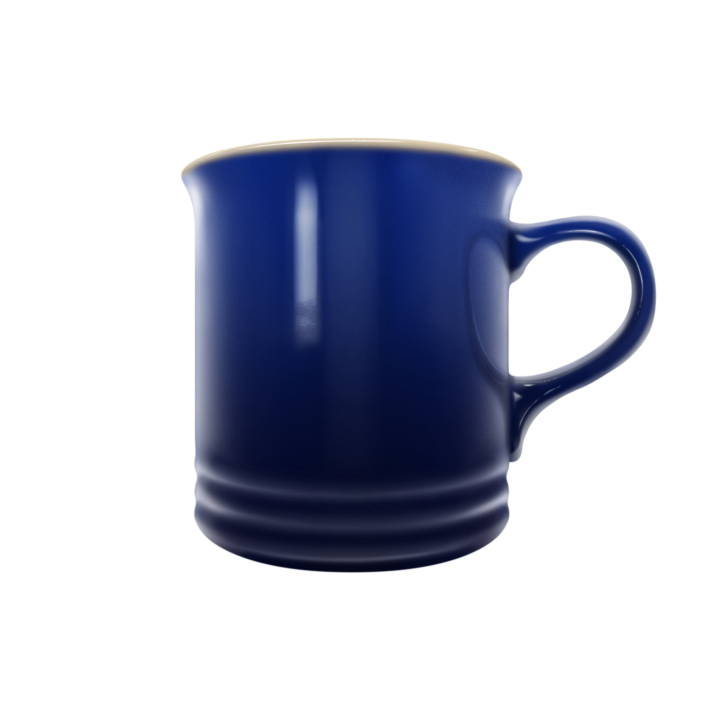 CHICAGO CUBS BULLSEYE LOGO STONEWARE BLUE MUG
