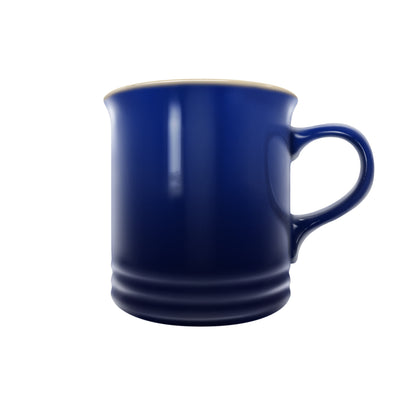CHICAGO CUBS BULLSEYE LOGO STONEWARE BLUE MUG