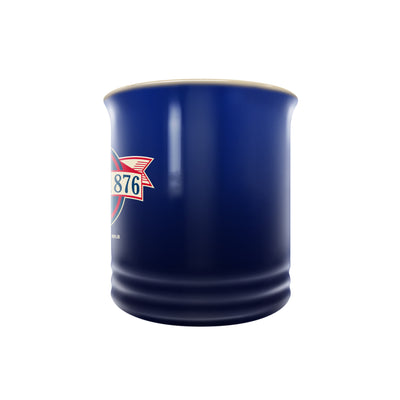 CHICAGO CUBS BULLSEYE LOGO STONEWARE BLUE MUG