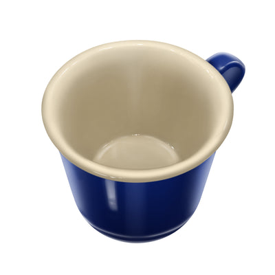CHICAGO CUBS BULLSEYE LOGO STONEWARE BLUE MUG