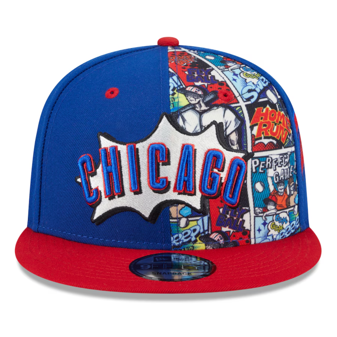 Chicago Cubs 2025 Player Comic Youth 9Fifty Adjustable Cap by New Era Caps NEW ERA CAP COMPANY INC