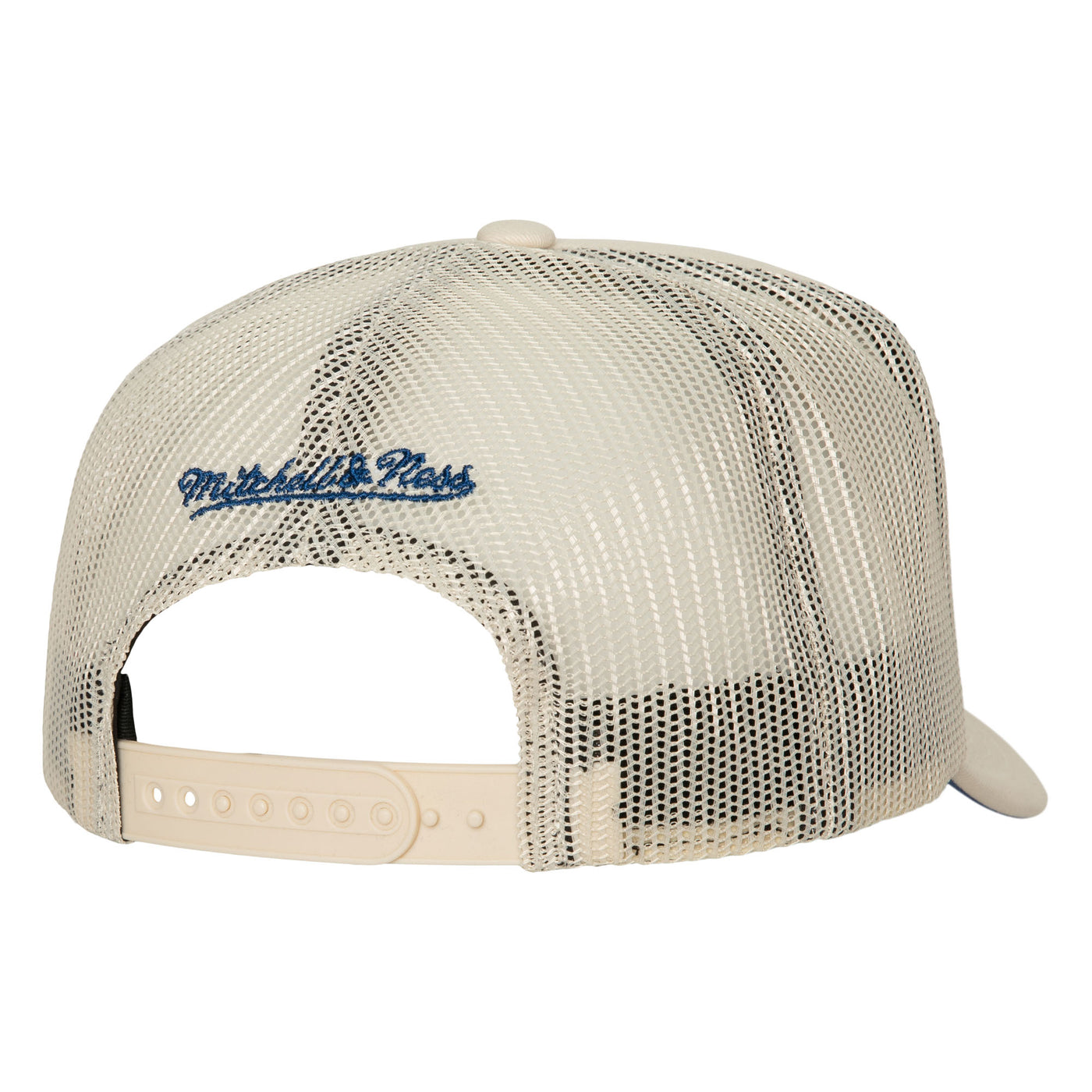 CHICAGO CUBS MITCHELL & NESS 1969 LOGO WHITE TRUCKER HAT