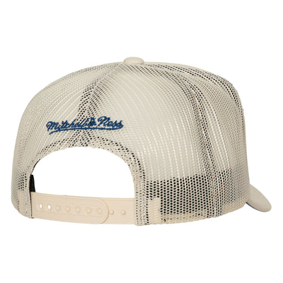 CHICAGO CUBS MITCHELL & NESS 1969 LOGO WHITE TRUCKER HAT