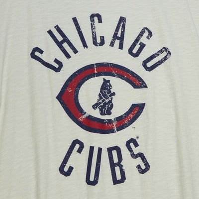 CHICAGO CUBS MITCHELL & NESS MEN'S 1929 LOGO WHITE TEE