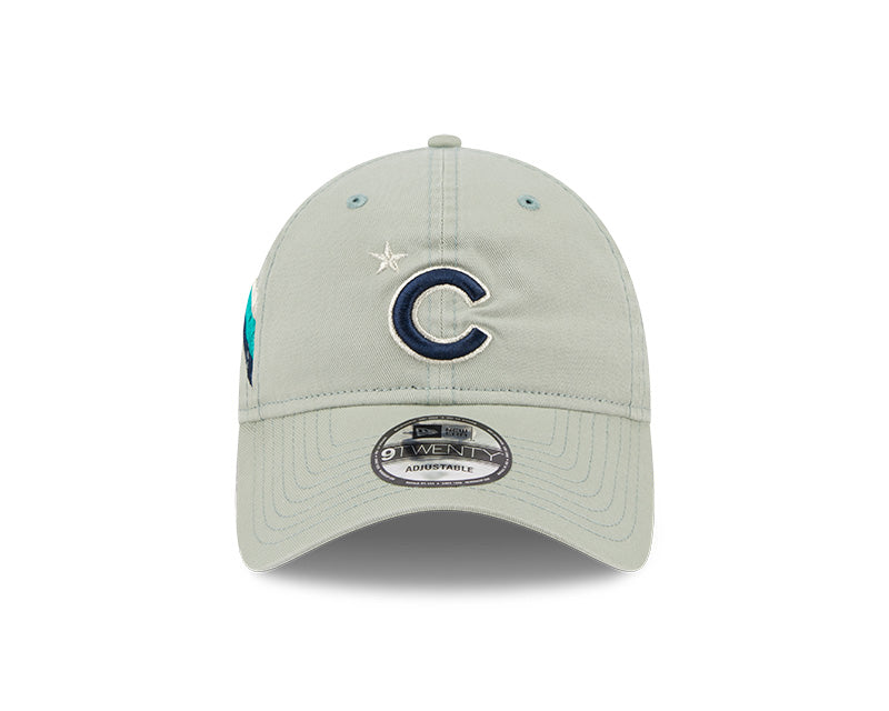 CHICAGO CUBS NEW ERA ALL STAR 2023 9TWENTY GREEN ADJUSTABLE CAP