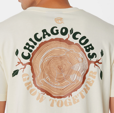 CHICAGO CUBS NEW ERA CAMP WHITE TEE