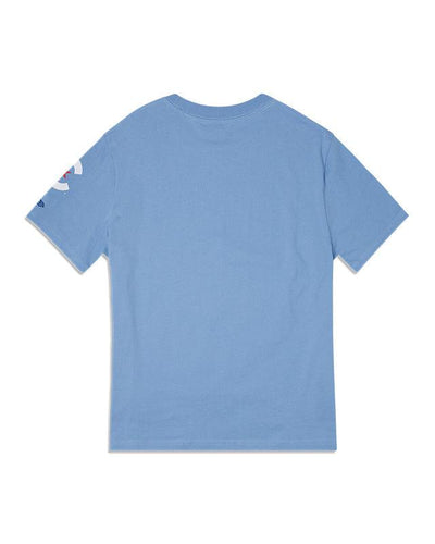 CHICAGO CUBS NEW ERA MEN'S CITY CONNECT WRIGLEYVILLE LIGHT BLUE TEE