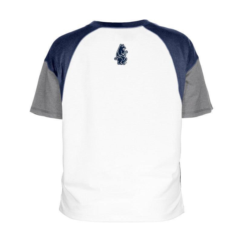 CHICAGO CUBS NEW ERA WOMEN'S 1914 RAGLAN WHITE TEE