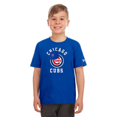 CHICAGO CUBS NEW ERA YOUTH BASEBALL CAP BLUE TEE