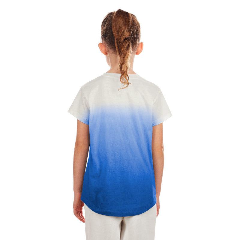 CHICAGO CUBS NEW ERA YOUTH BULLSEYE OMBRE BLUE TEE