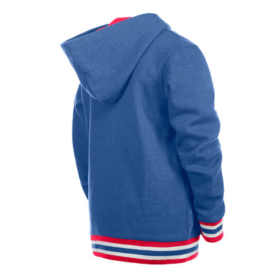 CHICAGO CUBS NEW ERA YOUTH PATCHES BLUE HOODIE