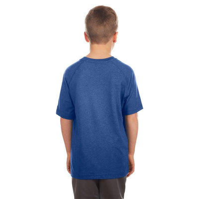 CHICAGO CUBS NEW ERA YOUTH WALKING BEAR DIAMOND SPLATTER BLUE TEE