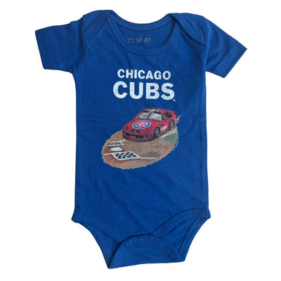 CHICAGO CUBS TINY TURNIP YOUTH RACE ROYAL BLUE ONESIE