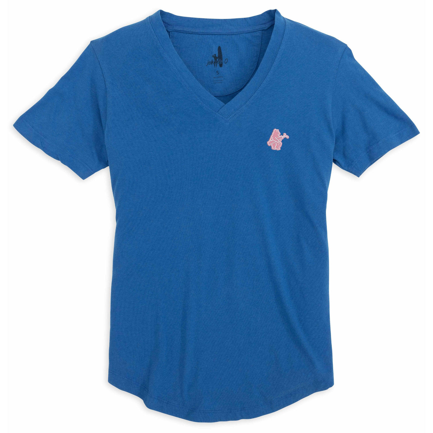 CHICAGO CUBS JOHNNIE O WOMEN'S 1914 GOLF BLUE MEREDITH TEE