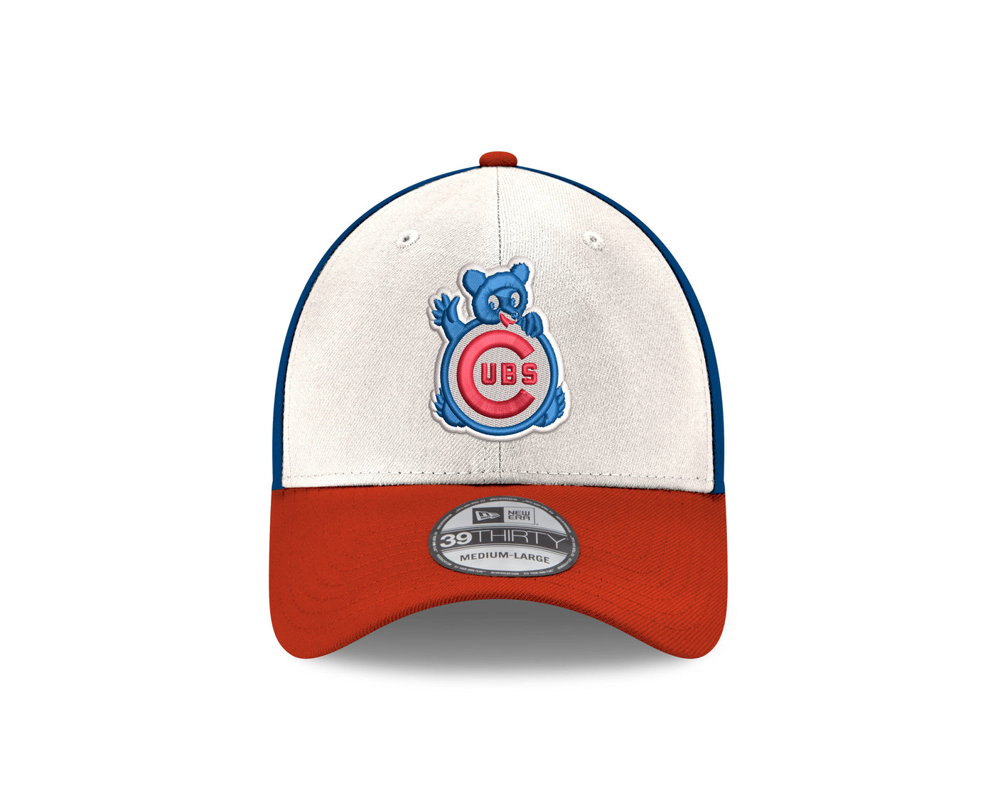 CHICAGO CUBS NEW ERA 1969 BARREL BEAR RED WHITE AND BLUE 39THIRTY CAP