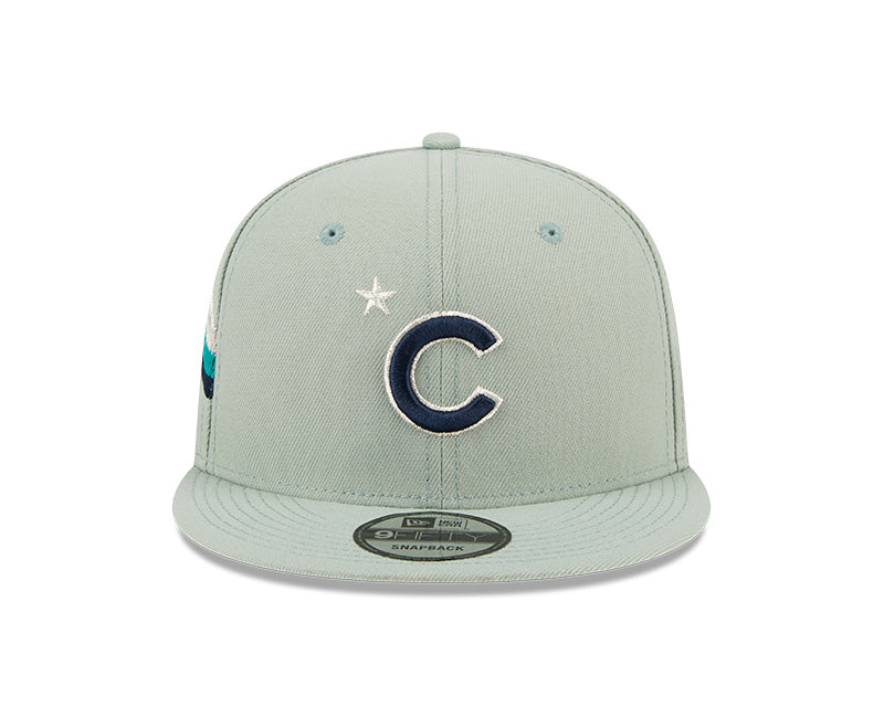 CHICAGO CUBS NEW ERA ALL STAR 2023 9FIFTY GREEN SNAPBACK CAP